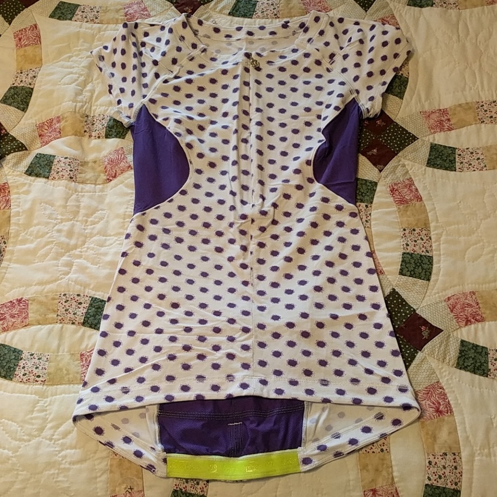 NWOT Lululemon presta jersey bike shirt